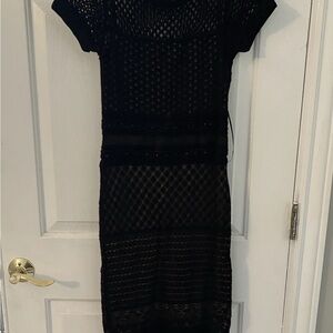Catherine Malandrino Black Sheath Cocktail Dress